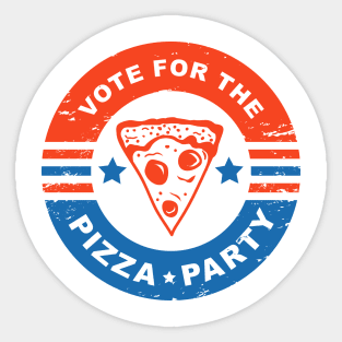 Vote for the Pizza Party Sticker